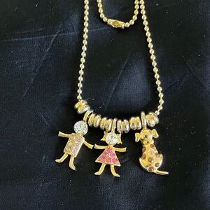 USA KIS charms necklace